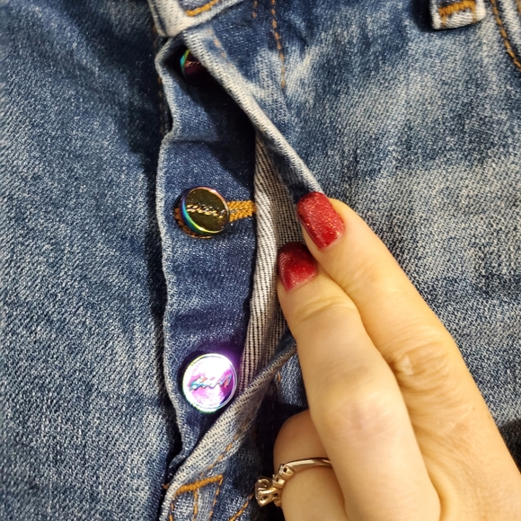 NWT BOSSI SPORTSWEAR San Fran '78 Blue Jeans Patron Of The New Edition - Picture 5 of 12